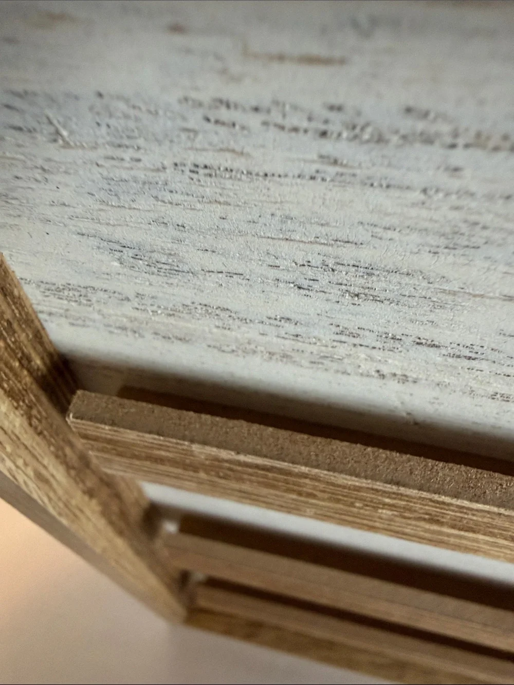 Wooden Letter Photo Board Tabletop Display Shelf